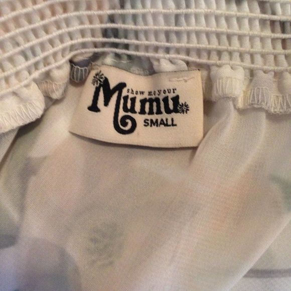 Rare Print! Show Me Your MuMu Hacienda Maxi Dress Small (Note) - Picture 11 of 11